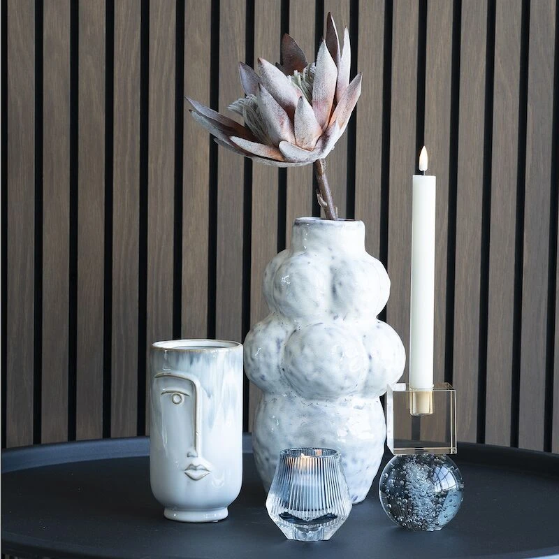 House Nordic Kupla Keraaminen Maljakko Ø16 Cm Valkoinen 4 House Nordic Kupla Keraaminen Maljakko Ø16 Cm Valkoinen - Image 4