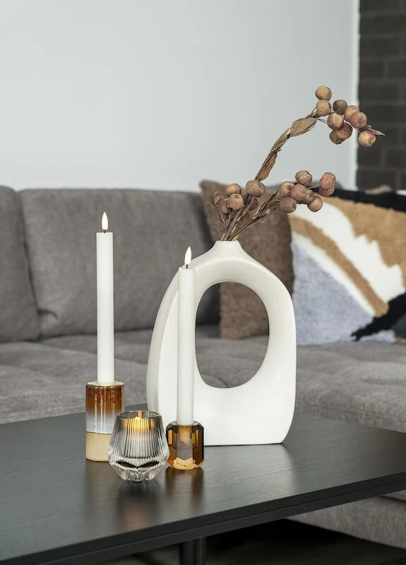 House Nordic Kynttilänjalka 10 Cm Ruskea/vaaleansininen 1 House Nordic Kynttilänjalka 10 Cm Ruskea/vaaleansininen