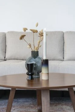 House Nordic Kynttilänjalka 15 Cm Tummansininen/vaaleansininen