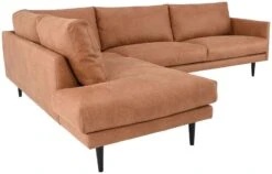 Huurre Avokulmasohva Vasen Konjakki,Colorado 603,Jalka J-138 Musta