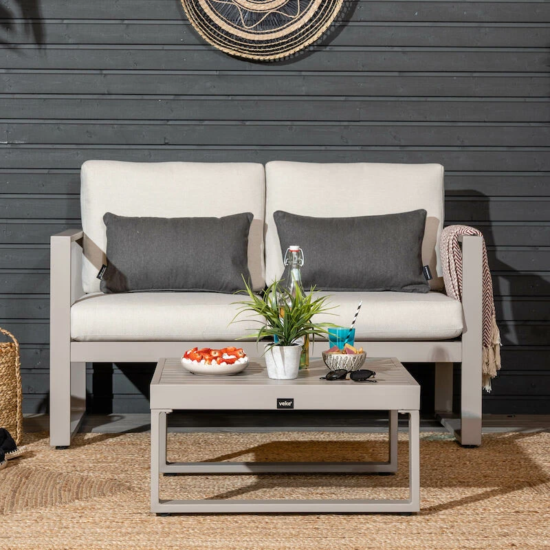 Kallas 2-istuttava Sohva Greige, Hiekka Pehmusteet 6 Kallas 2-istuttava Sohva Greige, Hiekka Pehmusteet - Image 6