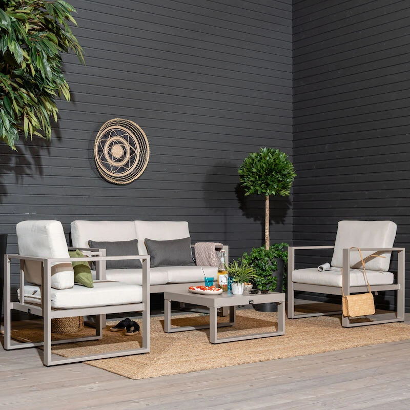 Kallas Sohvaryhmä 2+1+1 Sohvapöydällä Greige/hiekka 3 Kallas Sohvaryhmä 2+1+1 Sohvapöydällä Greige/hiekka - Image 3