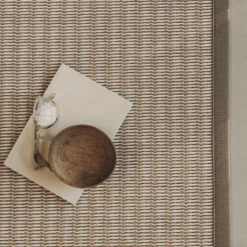 VM Carpet Kelo Paperinarumatto 80x150 Cm Luonnonväri/valkoinen