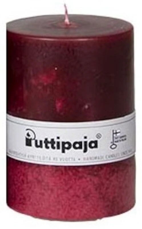 Puttipaja Läpivärjätty Pöytäkynttilä 10 Cm Viini 1 Puttipaja Läpivärjätty Pöytäkynttilä 10 Cm Viini