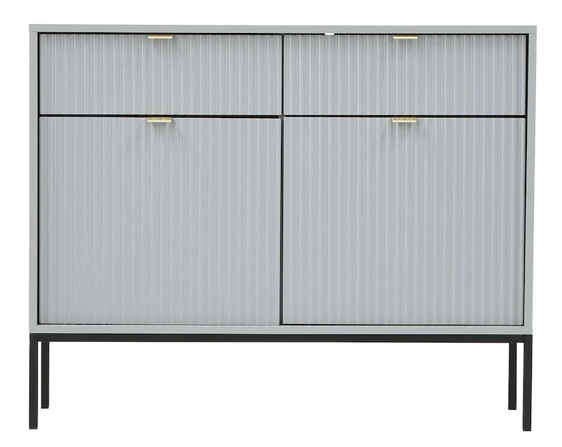 Latte Lipasto 104x39x83 Cm Harmaa 4 Latte Lipasto 104x39x83 Cm Harmaa - Image 4