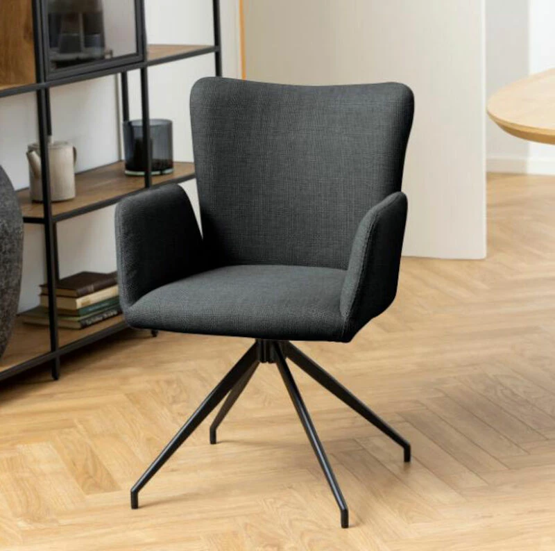 Laura Tuoli Tummanharmaa Basel 19, Mustat Jalat 3 Laura Tuoli Tummanharmaa Basel 19, Mustat Jalat - Image 3