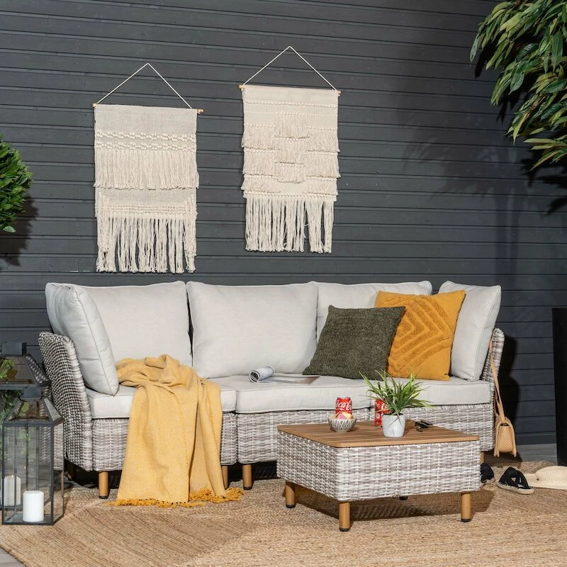 Lehdokki Sohvapöytä 60x60 Cm Greige/luonnonväri 3 Lehdokki Sohvapöytä 60x60 Cm Greige/luonnonväri - Image 3