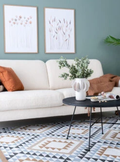 Lenni Puuvillamatto 200x290 Cm Sini/valkoinen 10 Lenni Puuvillamatto 200x290 Cm Sini/valkoinen -Yleinen Kotikauppa Lenni puuvillamatto miljoossa web 12