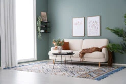 Lenni Puuvillamatto 200x290 Cm Sini/valkoinen 7 Lenni Puuvillamatto 200x290 Cm Sini/valkoinen -Yleinen Kotikauppa Lenni puuvillamatto miljoossa web 4