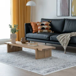 Monsuuni Viskoosimatto 135x195 Cm Valkoinen/roosa