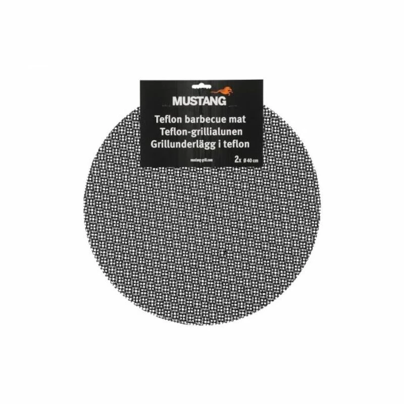 Mustang Teflon Grillialunen 2 Kpl Ø40 Cm 1 Mustang Teflon Grillialunen 2 Kpl Ø40 Cm