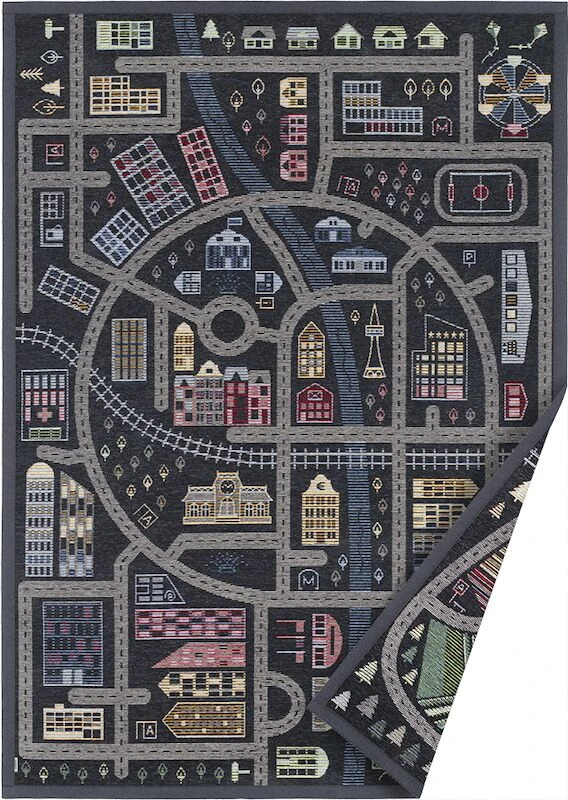 Narma Ülejõe Kaksipuolinen Puuvillamatto 140x200 Cm Musta 3 Narma Ülejõe Kaksipuolinen Puuvillamatto 140x200 Cm Musta - Image 3