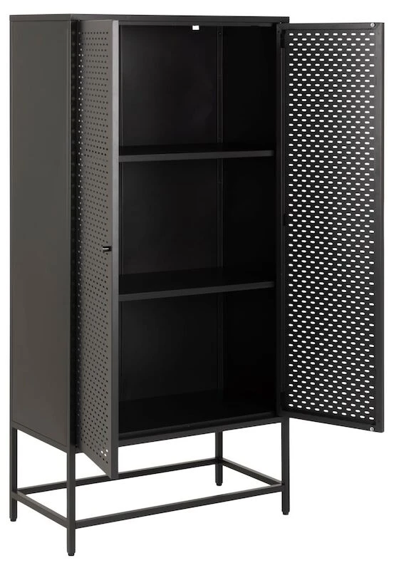 Newcastle Korkea Kaappi 80x40x160 Cm Mattamusta 3 Newcastle Korkea Kaappi 80x40x160 Cm Mattamusta - Image 3