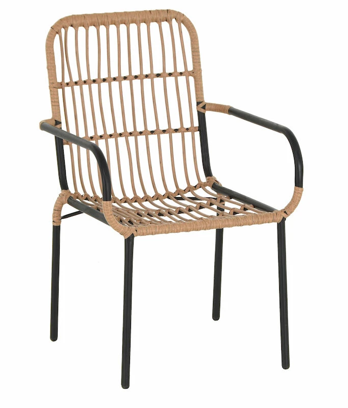 Ruska-Oldie 6-hengen Ruokailuryhmä Musta-luonnonväri 1 Ruska-Oldie 6-hengen Ruokailuryhmä Musta-luonnonväri