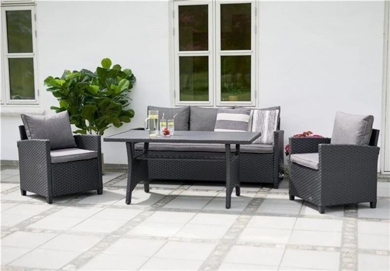 Outfit Ester Sohvaryhmä Musta/harmaa 4 Outfit Ester Sohvaryhmä Musta/harmaa - Image 4