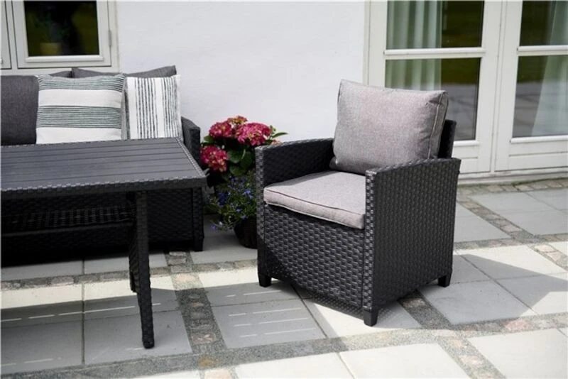 Outfit Ester Sohvaryhmä Musta/harmaa 1 Outfit Ester Sohvaryhmä Musta/harmaa