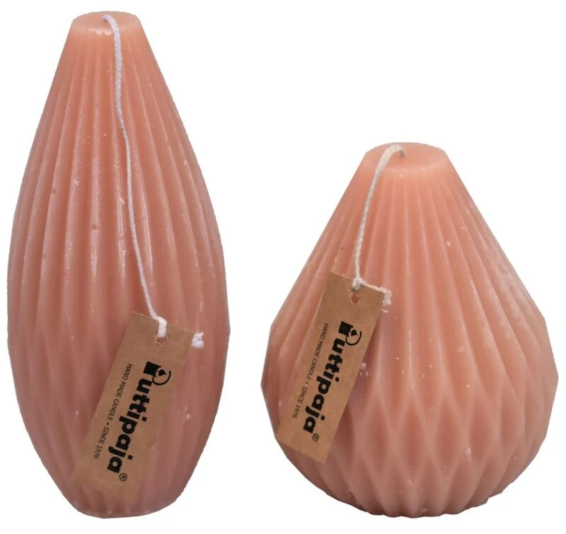 Puttipaja Pisara Pöytäkynttilä 10 Cm Nude 2 Puttipaja Pisara Pöytäkynttilä 10 Cm Nude - Image 2