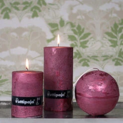 Puttipaja Metallihohtokynttilä 10 Cm Grafiitinharmaa