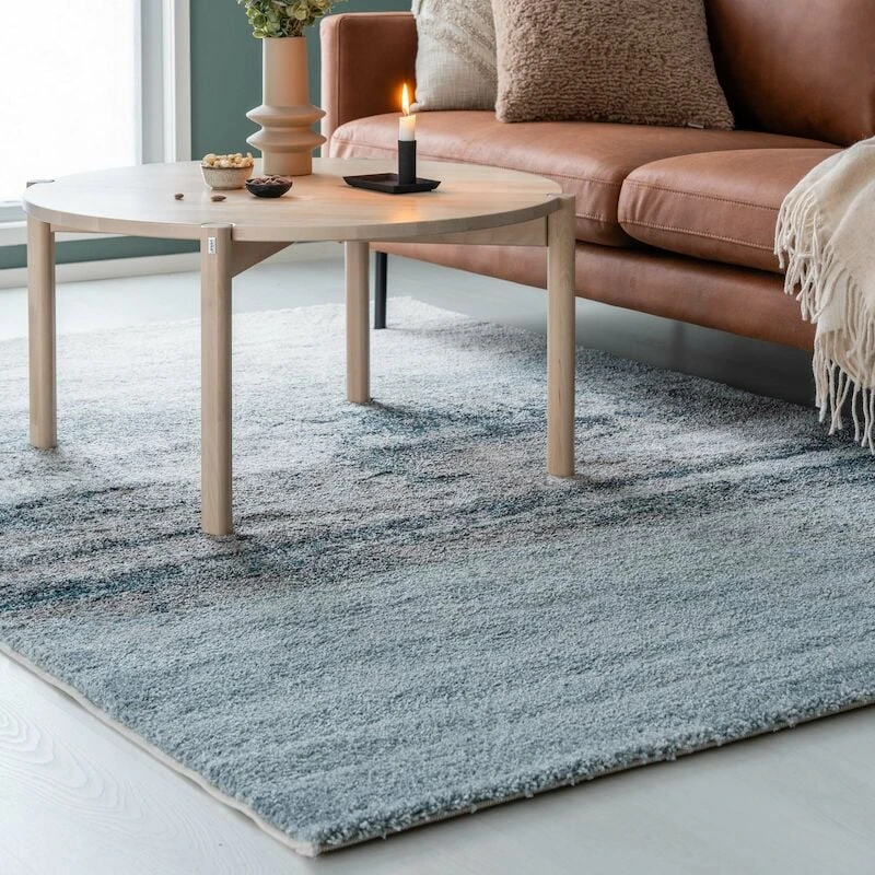 Rannikko Matto 160x230 Cm Harmaa/vihreä 1 Rannikko Matto 160x230 Cm Harmaa/vihreä