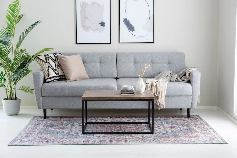 Ronda Matto 160x230 Cm Sini/ruskea 1 Ronda Matto 160x230 Cm Sini/ruskea