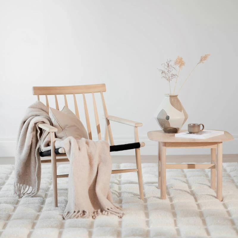 Rowico Hammond Sohvapöytä 62x62 Cm Ruskea Emperador-marmori/ruskea öljytty Tammi 1 Rowico Hammond Sohvapöytä 62x62 Cm Ruskea Emperador-marmori/ruskea öljytty Tammi