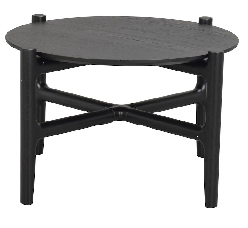 Rowico Holton Sohvapöytä Ø55 Cm Musta 1 Rowico Holton Sohvapöytä Ø55 Cm Musta
