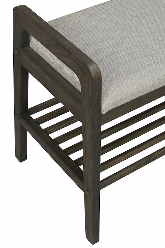 Rowico Inverness Eteispenkki Kenkätelineellä Ruskea/beige 1 Rowico Inverness Eteispenkki Kenkätelineellä Ruskea/beige