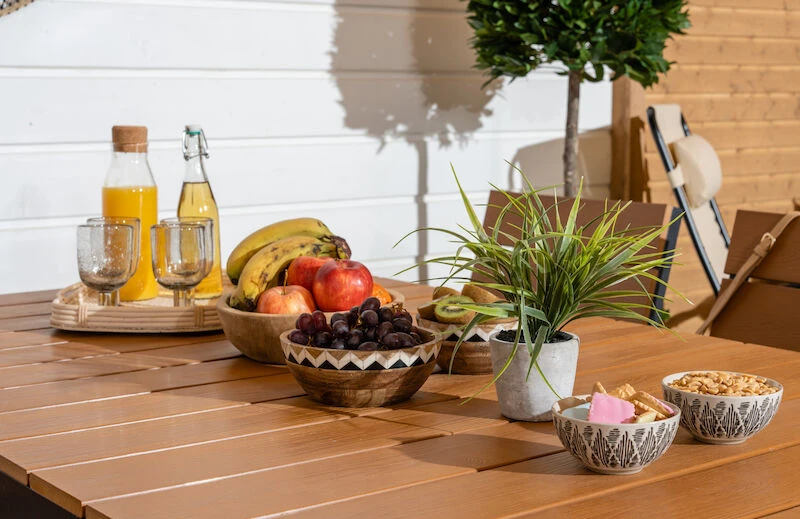 Saari Ruokapöytä 200x100cm Ruskea/musta 6 Saari Ruokapöytä 200x100cm Ruskea/musta - Image 6