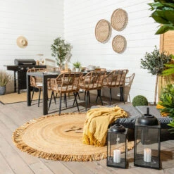 Bloomingville Sandrine Iso Tarjoilukulho Harmaa