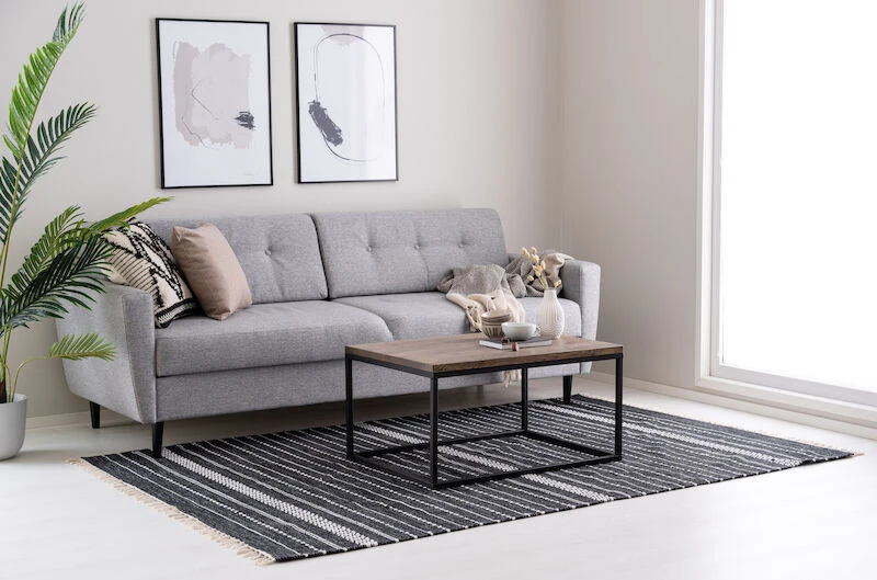 Senja Puuvillamatto 80x200 Cm Musta 5 Senja Puuvillamatto 80x200 Cm Musta - Image 5