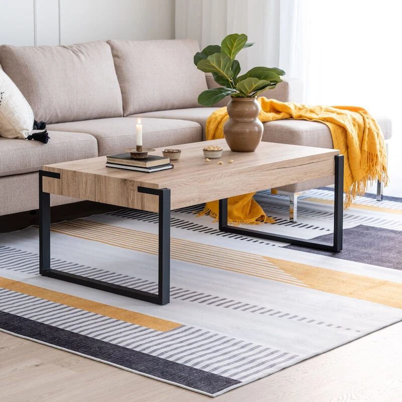 Solina Matto 200x290 Cm Musta/keltainen 6 Solina Matto 200x290 Cm Musta/keltainen - Image 6