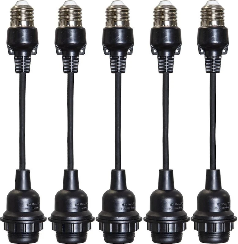 Star Trading Connecta Valosarjan Lisätarvikkeet 5 Kpl E27 Max 25W Musta 1 Star Trading Connecta Valosarjan Lisätarvikkeet 5 Kpl E27 Max 25W Musta