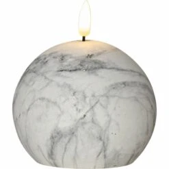 Star Trading Flamme Marble LED-pallokynttilä 12 Cm 5 Star Trading Flamme Marble LED-pallokynttilä 12 Cm -Yleinen Kotikauppa Star Trading Flamme Marble LED pallokynttila 12 cm