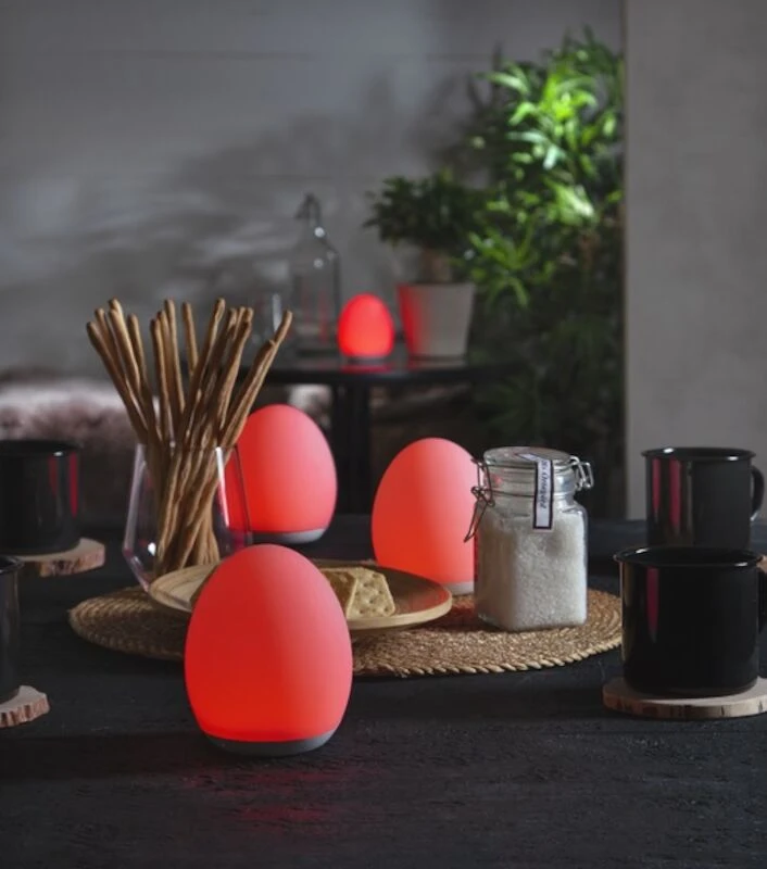 Star Trading Oval Ladattava LED-pöytävalaisin Valkoinen 2 Star Trading Oval Ladattava LED-pöytävalaisin Valkoinen - Image 2