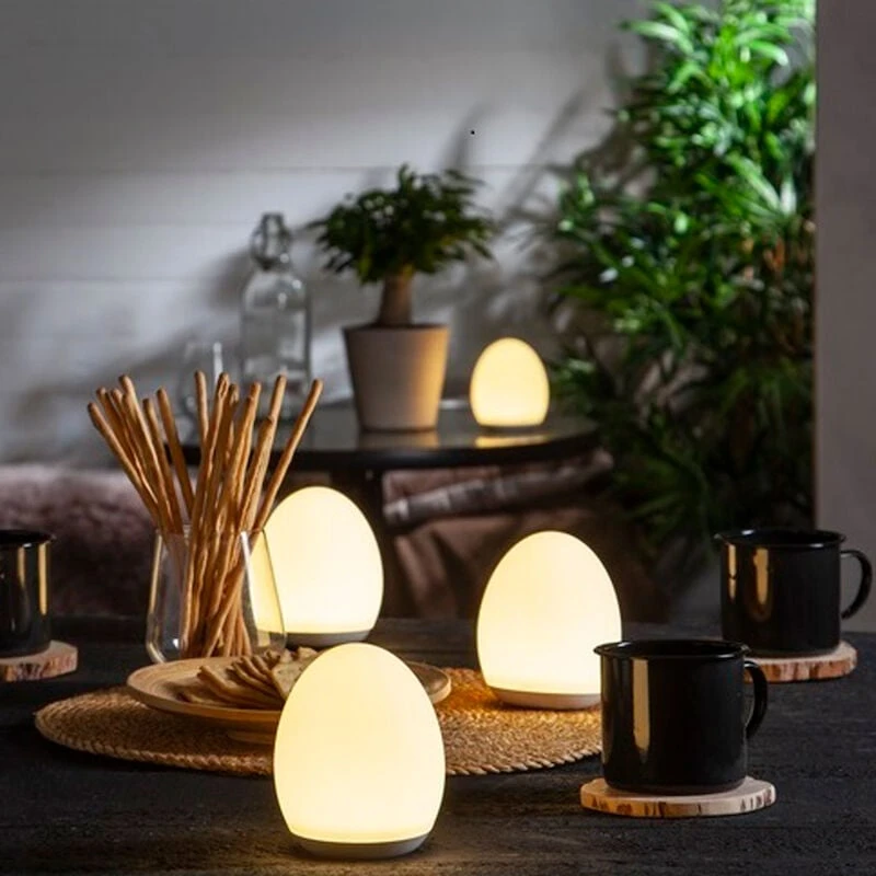 Star Trading Oval Ladattava LED-pöytävalaisin Valkoinen 3 Star Trading Oval Ladattava LED-pöytävalaisin Valkoinen - Image 3