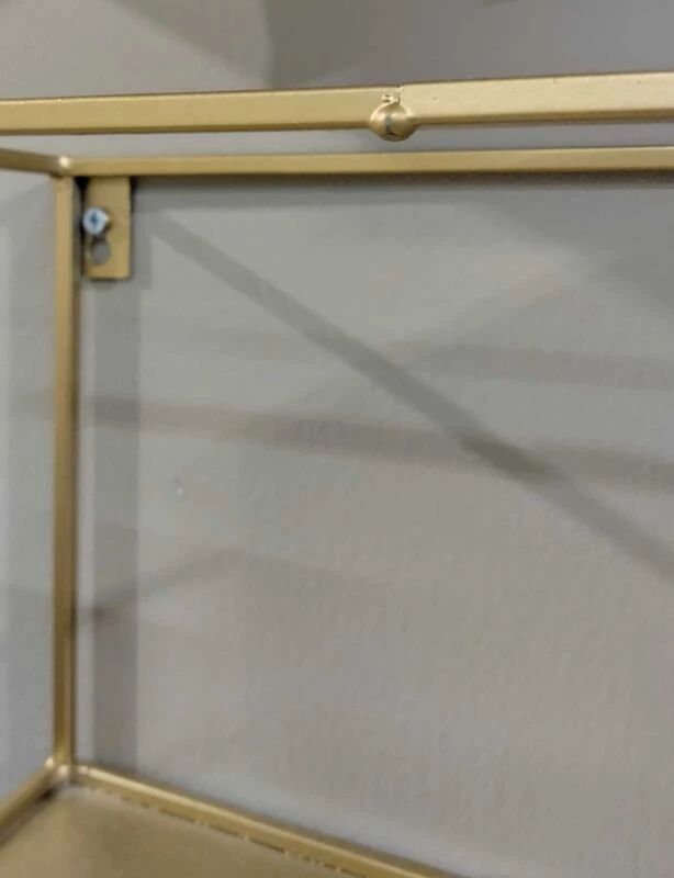 Svanefors Seinähylly 23x10x17 Cm Kulta 2-laatuinen 1 Svanefors Seinähylly 23x10x17 Cm Kulta 2-laatuinen