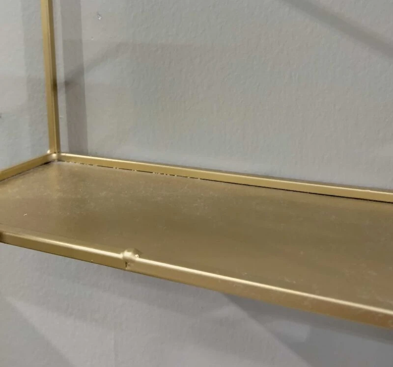 Svanefors Seinähylly 23x10x17 Cm Kulta 2-laatuinen 2 Svanefors Seinähylly 23x10x17 Cm Kulta 2-laatuinen - Image 2