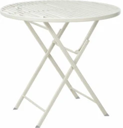 Taittuva Pyöreä Pöytä 75 Cm Kalkki