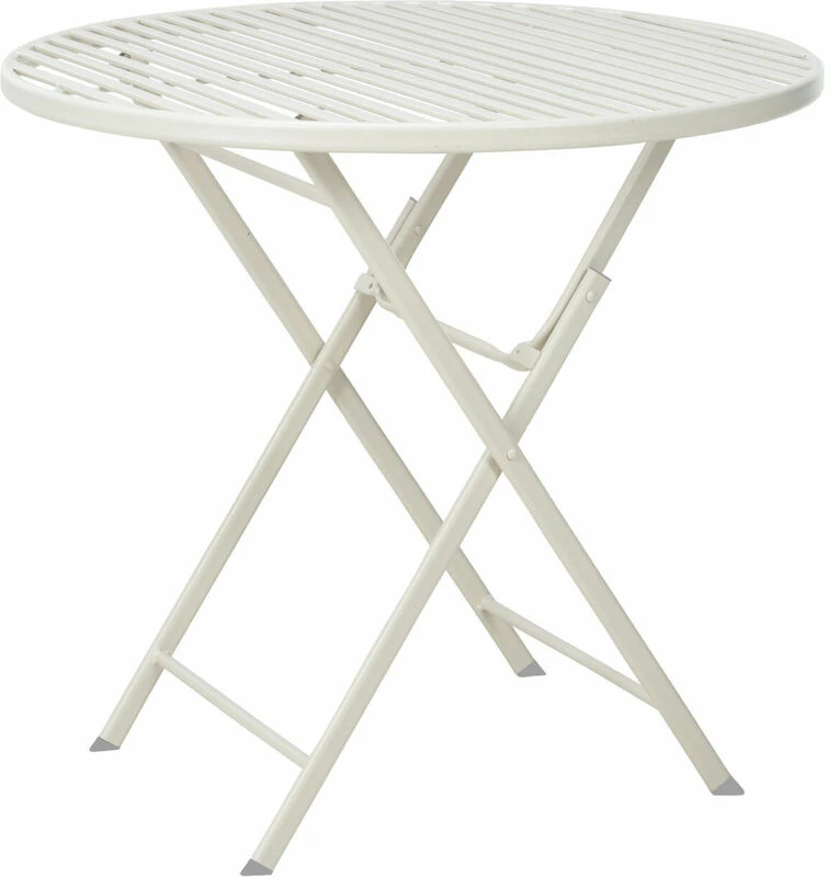 Taittuva Pyöreä Pöytä 75 Cm Kalkki 1 Taittuva Pyöreä Pöytä 75 Cm Kalkki