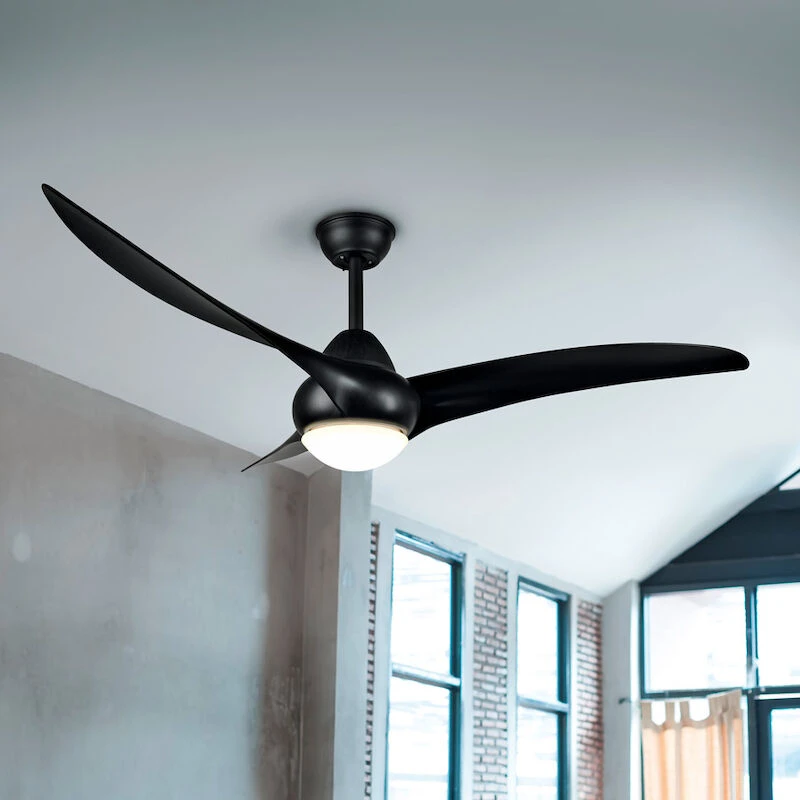 Trio Alesund LED Tuuletinplafondi Ø115 Cm Mattamusta 2 Trio Alesund LED Tuuletinplafondi Ø115 Cm Mattamusta - Image 2