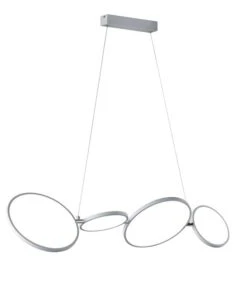 Trio Rondo LED Riippuvalaisin Hopea