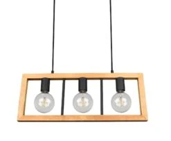 Trio Agra Riippuvalaisin 3-os. E27 Mattamusta/puu