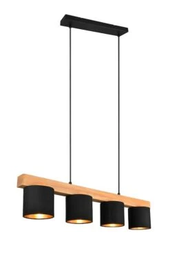 Trio Cameron Riippuvalaisin 4-os. E14 Musta/puu