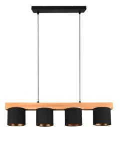 Trio Cameron Riippuvalaisin 4-os. E14 Musta/puu 9 Trio Cameron Riippuvalaisin 4-os. E14 Musta/puu -Yleinen Kotikauppa Trio cameron riippuvalaisin 4 os. musta puu 6