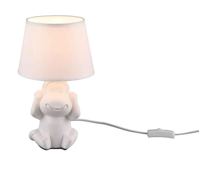 Trio Nilson Pöytävalaisin E14 Valkoinen 1 Trio Nilson Pöytävalaisin E14 Valkoinen