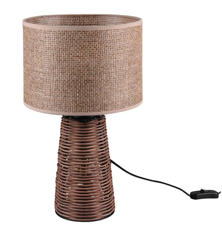 Trio Straw Pöytävalaisin 2xE27 Rottinki 3 Trio Straw Pöytävalaisin 2xE27 Rottinki - Image 3