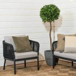 Tuohi Nojatuoli Musta/harmaa 8 Tuohi Nojatuoli Musta/harmaa -Yleinen Kotikauppa Tuohi 3 istuttava sohva 13 1