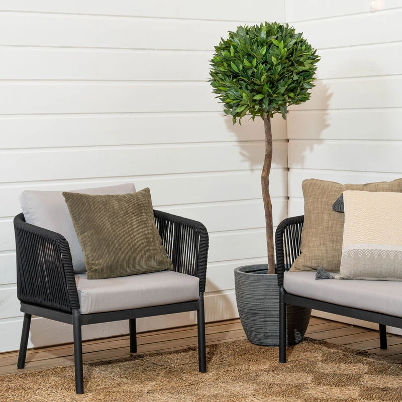 Tuohi 3-istuttava Sohva Musta/harmaa 6 Tuohi 3-istuttava Sohva Musta/harmaa - Image 6