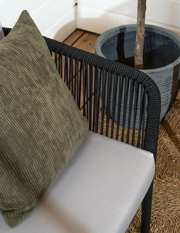 Tuohi Nojatuoli Musta/harmaa 6 Tuohi Nojatuoli Musta/harmaa - Image 6