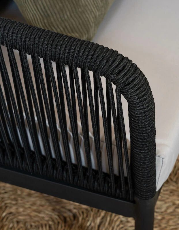 Tuohi Nojatuoli Musta/harmaa 4 Tuohi Nojatuoli Musta/harmaa - Image 4